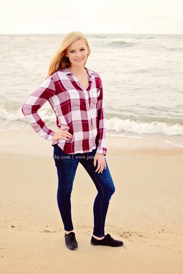 Fort Story senior portrait Virginia Beach Jan Casper Photography