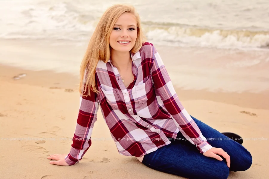 Fort Story senior portrait Virginia Beach Jan Casper Photography