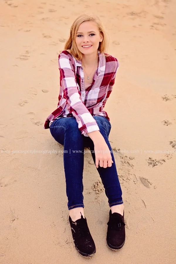 Fort Story senior portrait Virginia Beach Jan Casper Photography