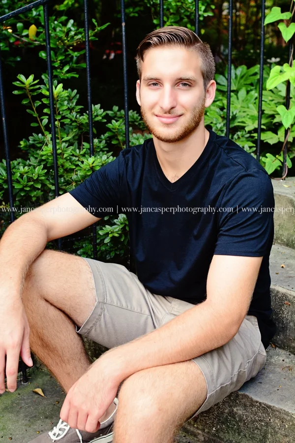 downtown Norfolk Freemason senior portrait Jan Casper Photography Virginia