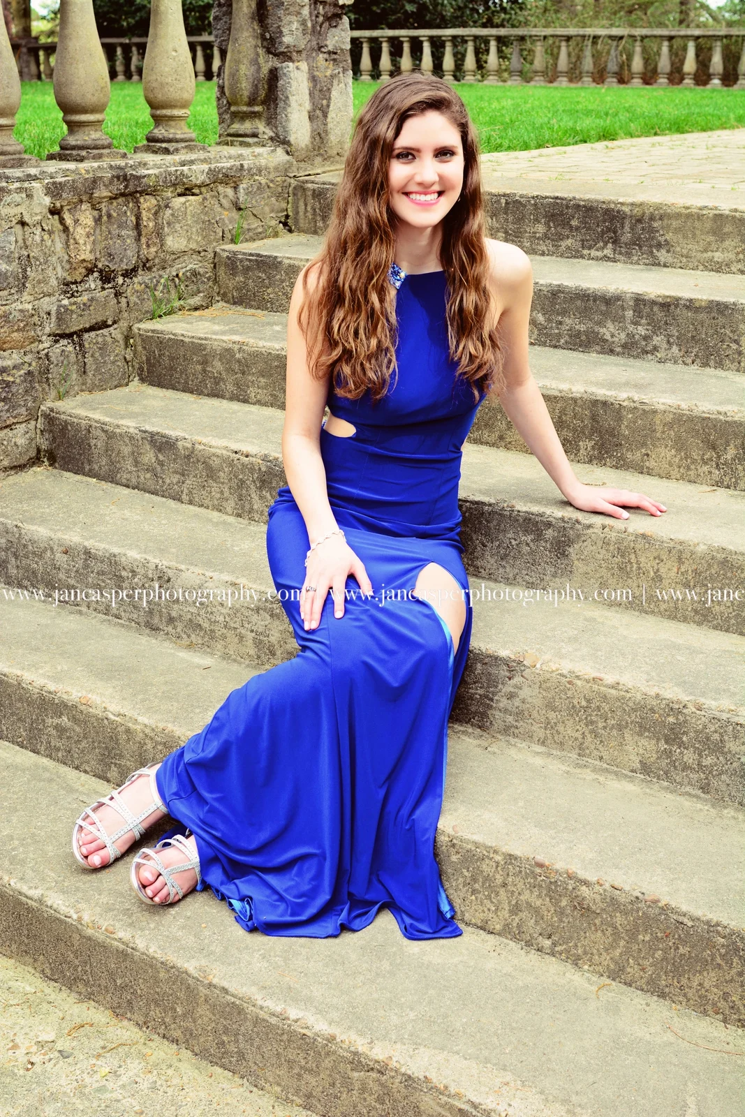 Norfolk Botanical Garden senior portrait Jan Casper Photography Virginia