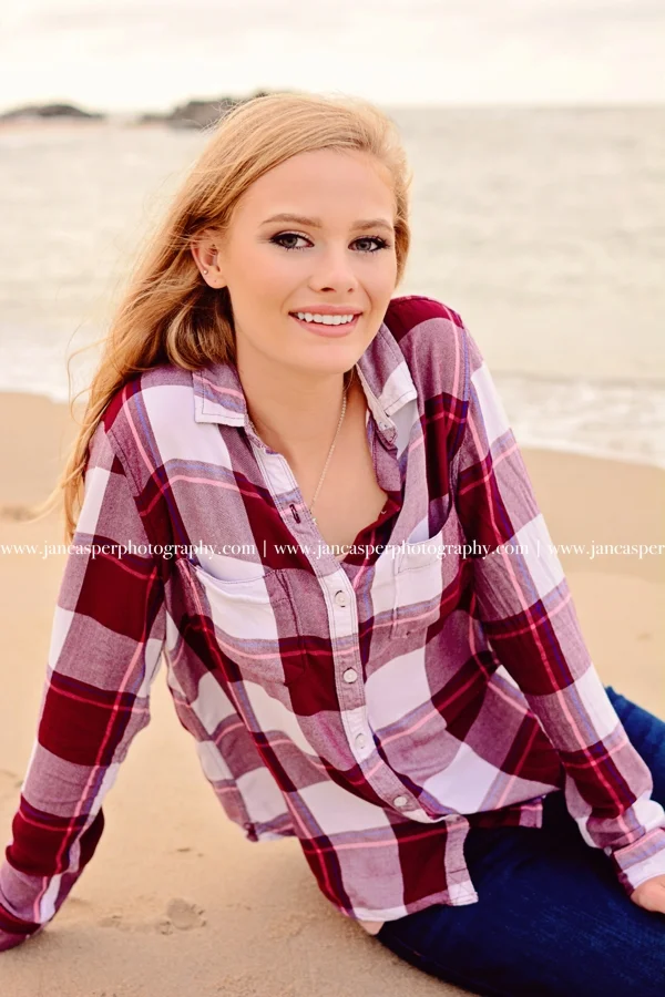 Fort Story senior portrait Virginia Beach Jan Casper Photography Virginia