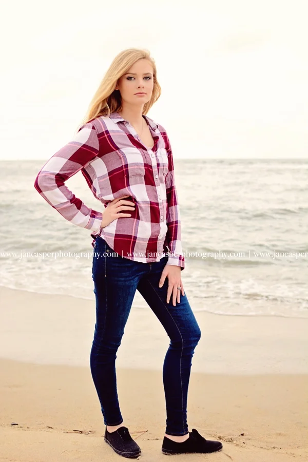 Fort Story senior portrait Virginia Beach Jan Casper Photography Virginia