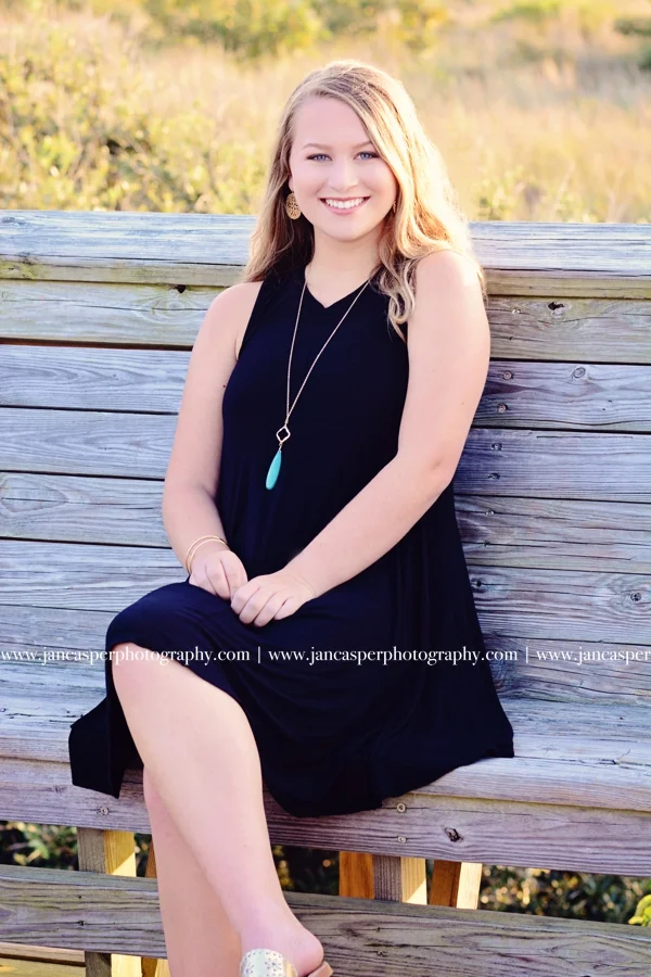 senior portrait First Landing State Park Virginia Beach Jan Casper Photography Virginia