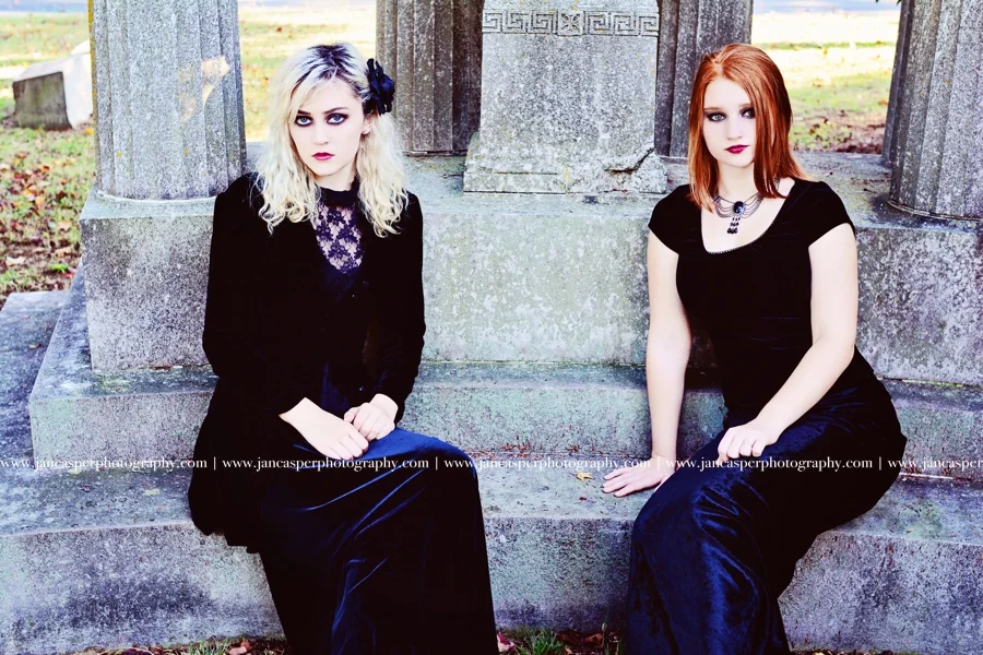 senior portrait Richmond Hollywood Cemetery Halloween Jan Casper Photography Virginia