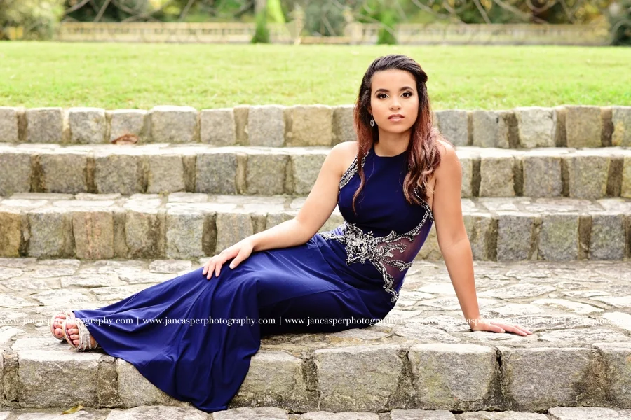 senior portrait Virginia Beach Jan Casper Photography Norfolk Botanical Garden