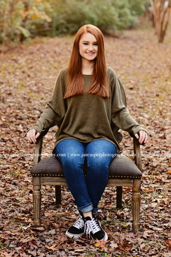 senior portrait Virginia Jan Casper Photography Oak Grove Lake Park Chesapeake Virginia
