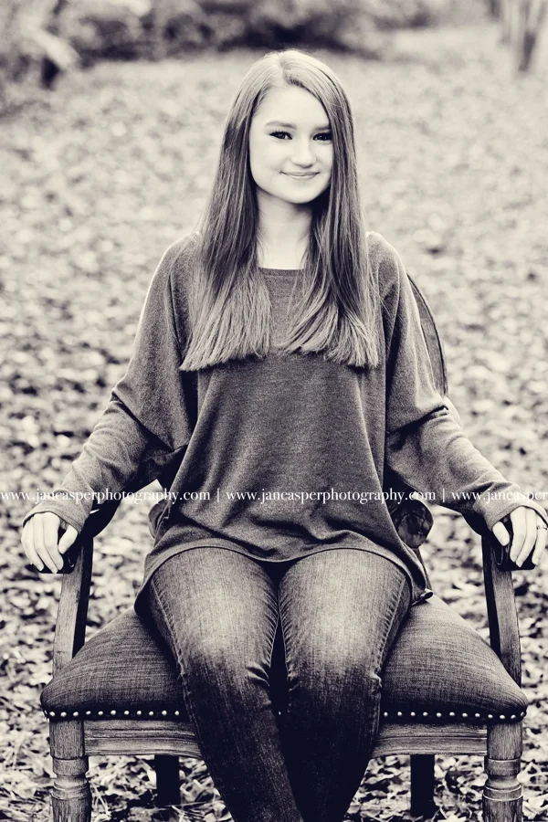 senior portrait Virginia Jan Casper Photography Oak Grove Lake Park Chesapeake Virginia