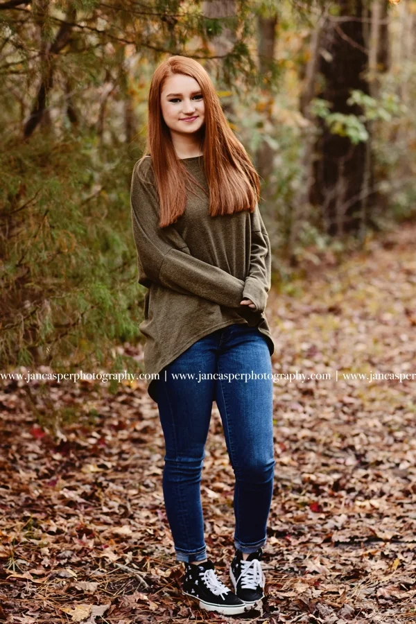senior portrait Virginia Jan Casper Photography Oak Grove Lake Park Chesapeake Virginia
