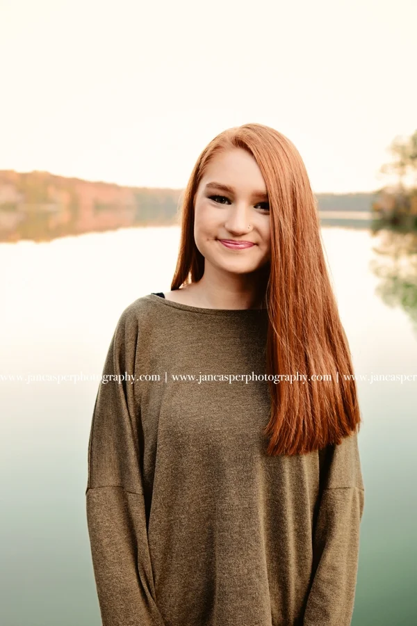 senior portrait Virginia Jan Casper Photography Oak Grove Lake Park Chesapeake Virginia
