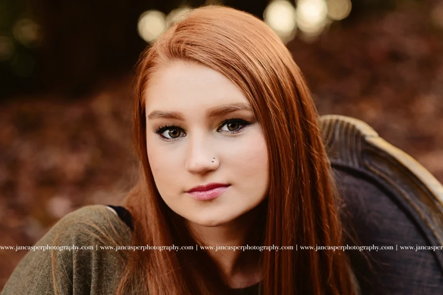 senior portrait Virginia Jan Casper Photography Oak Grove Lake Park Chesapeake Virginia