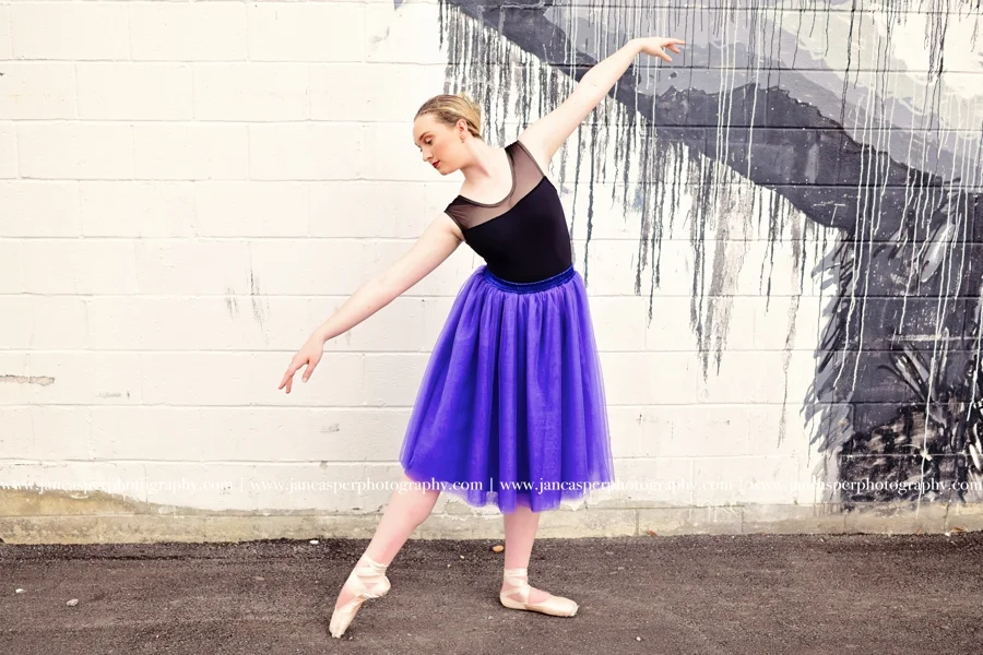 dance portraits Jan Casper Photography Downtown Norfolk Virginia Neon District