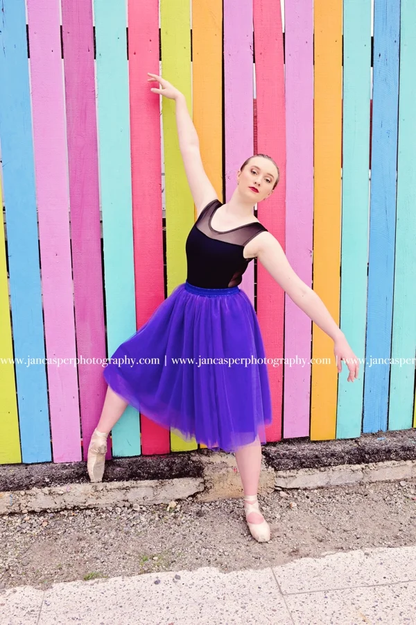 dance portraits Jan Casper Photography Downtown Norfolk Virginia Neon District