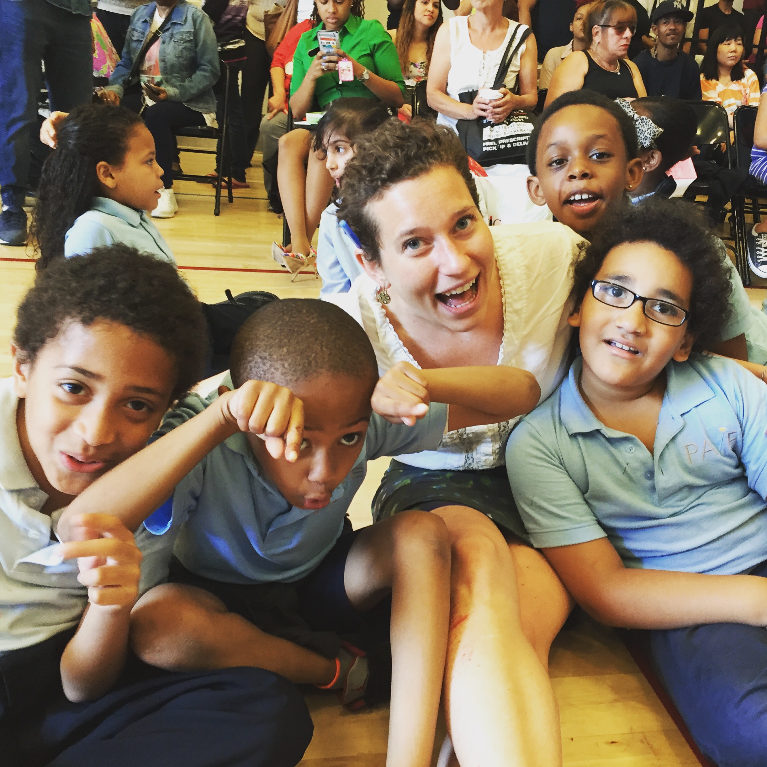 With my second graders in Brooklyn, NY