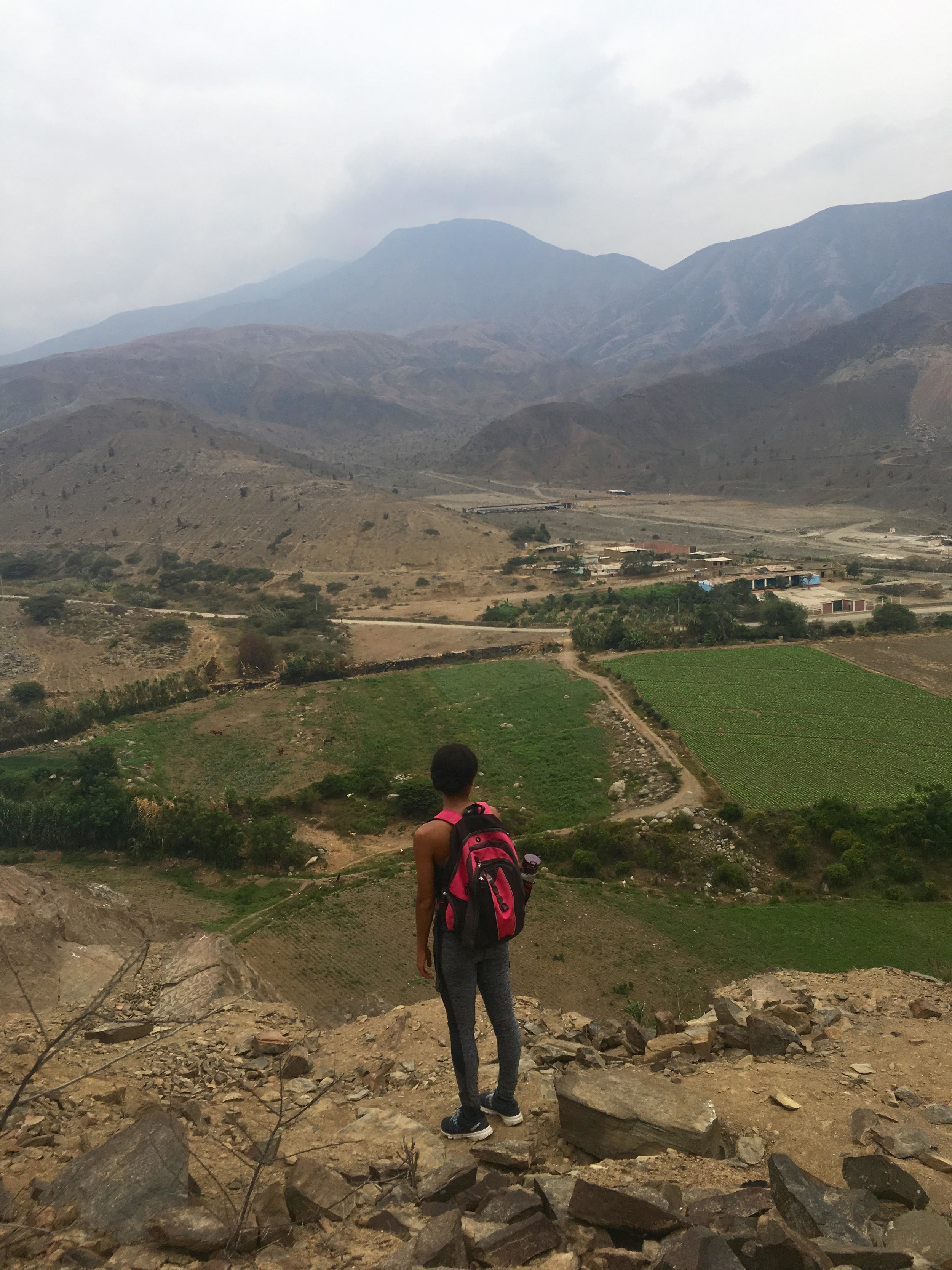 Hiking in Simbal, Peru