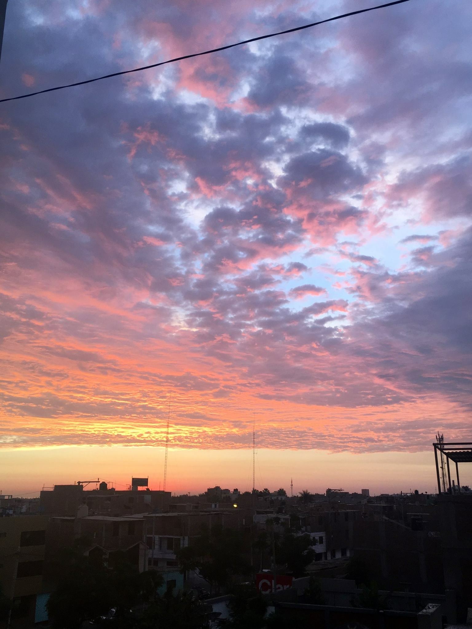 Sunset in Trujillo, Peru