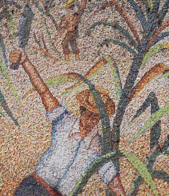 National University of Trujillo mosaic wall