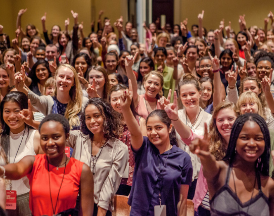Learn more about our global leadership training program for high school and college students, featuring Girls Opportunity Alliance “take action” tools and resources. Students: Join our campus community to get involved.