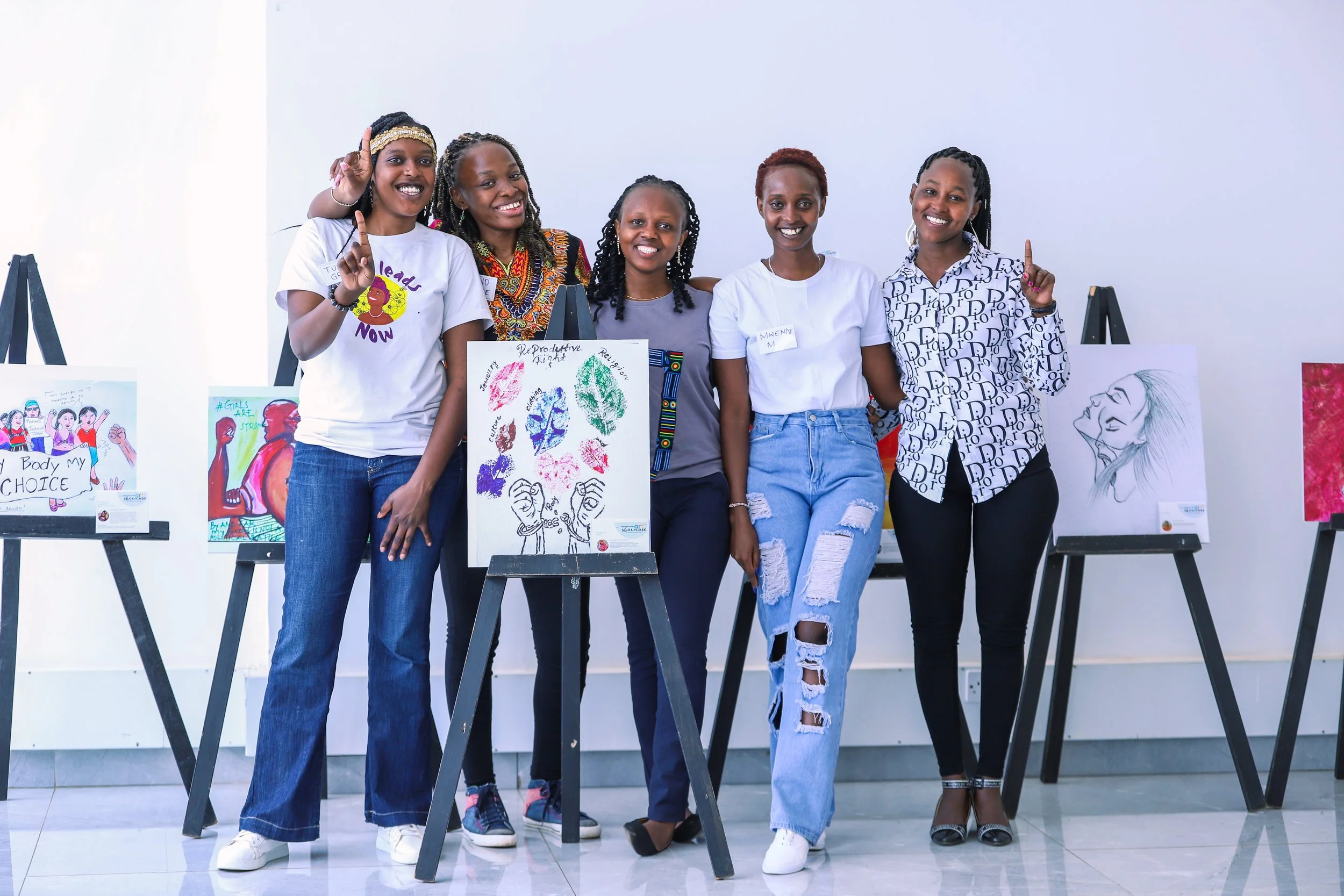 Girl Activist Fellows Produce Pop-Up Gallery Shows with the Theme “My Body, My Choice”
