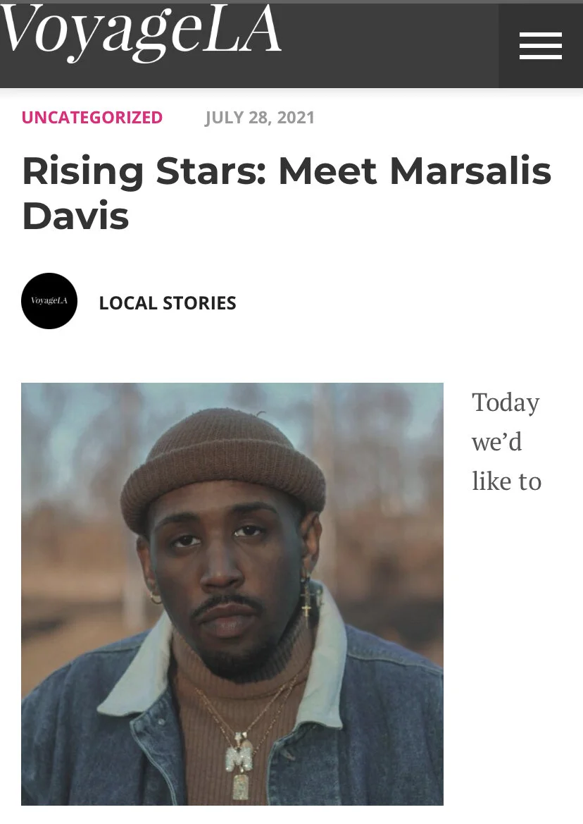 VoyageLA - Rising Stars: Meet Marsalis Davis