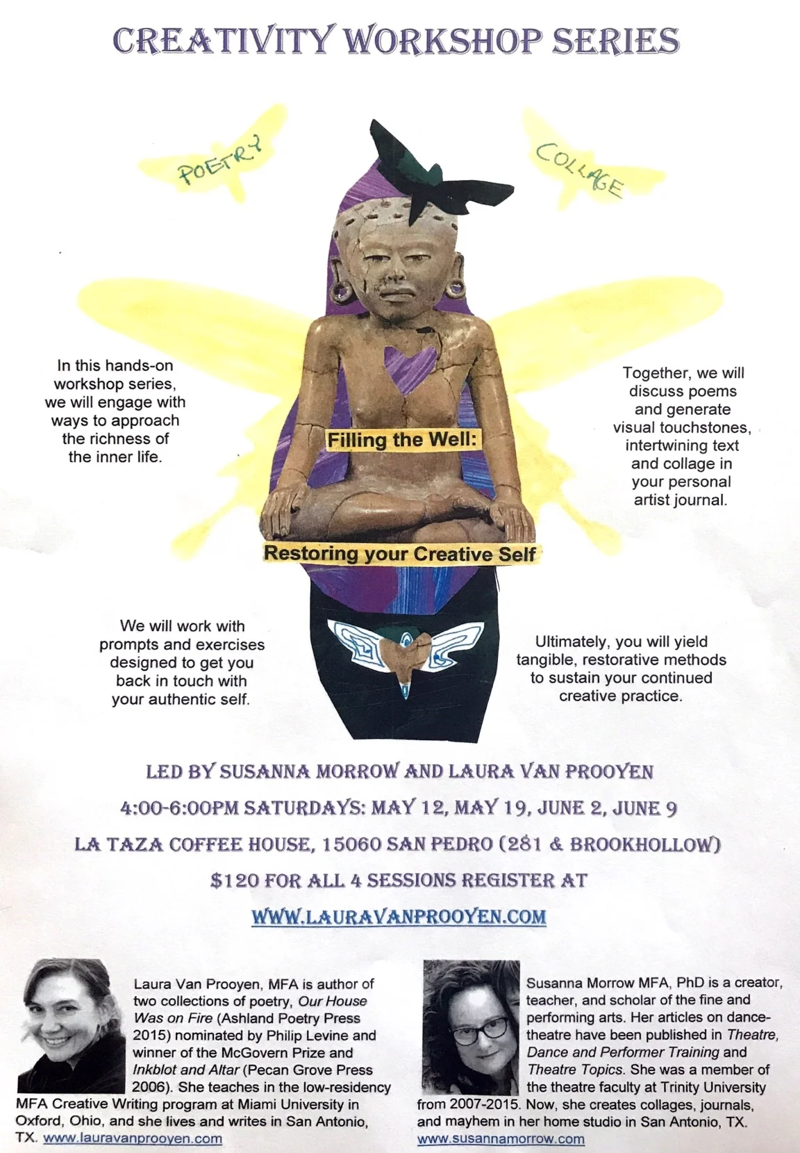Please follow this link to register: http://www.lauravanprooyen.com/index.html