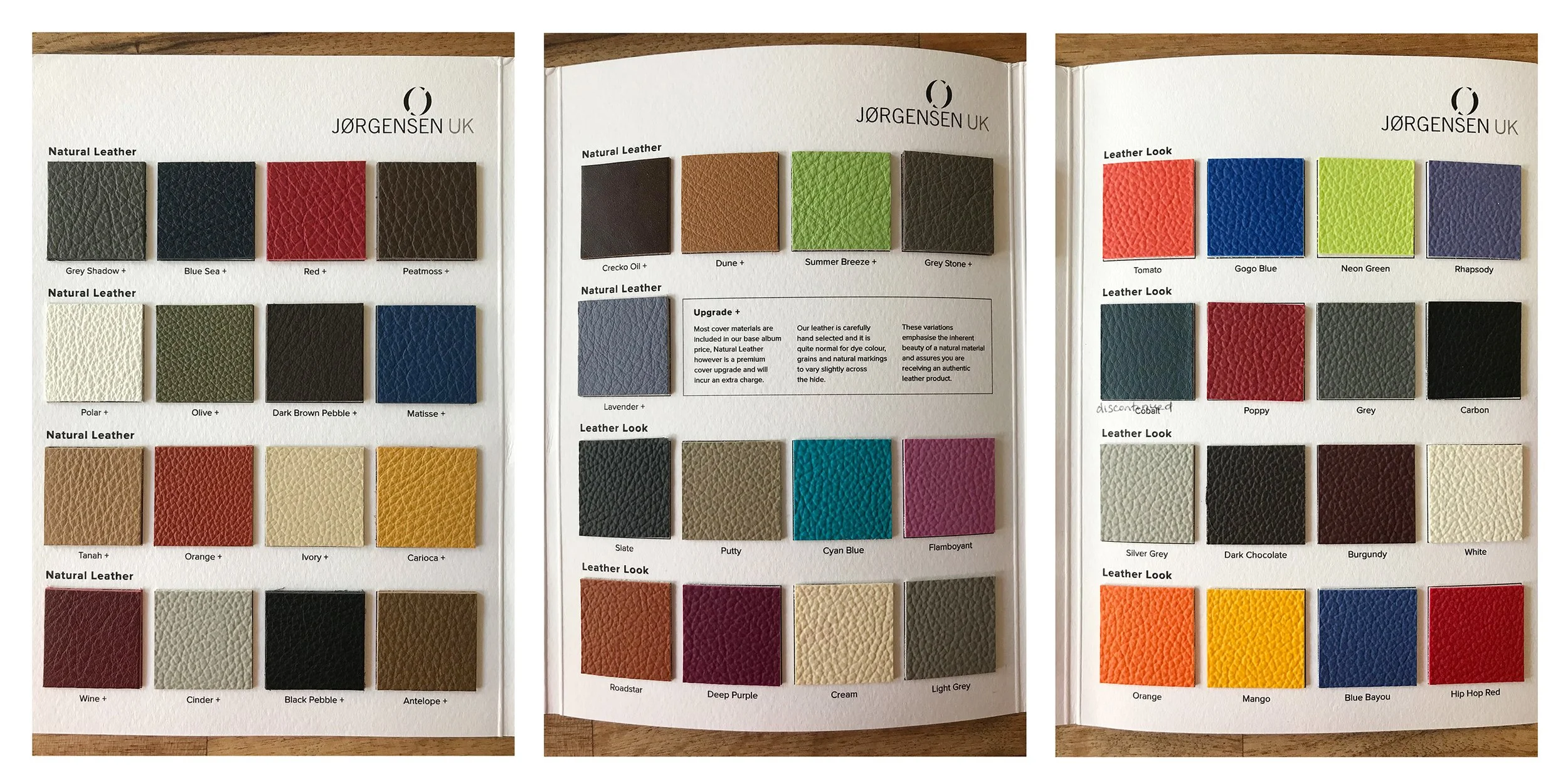 Jorgensen Leather Album Cover Options