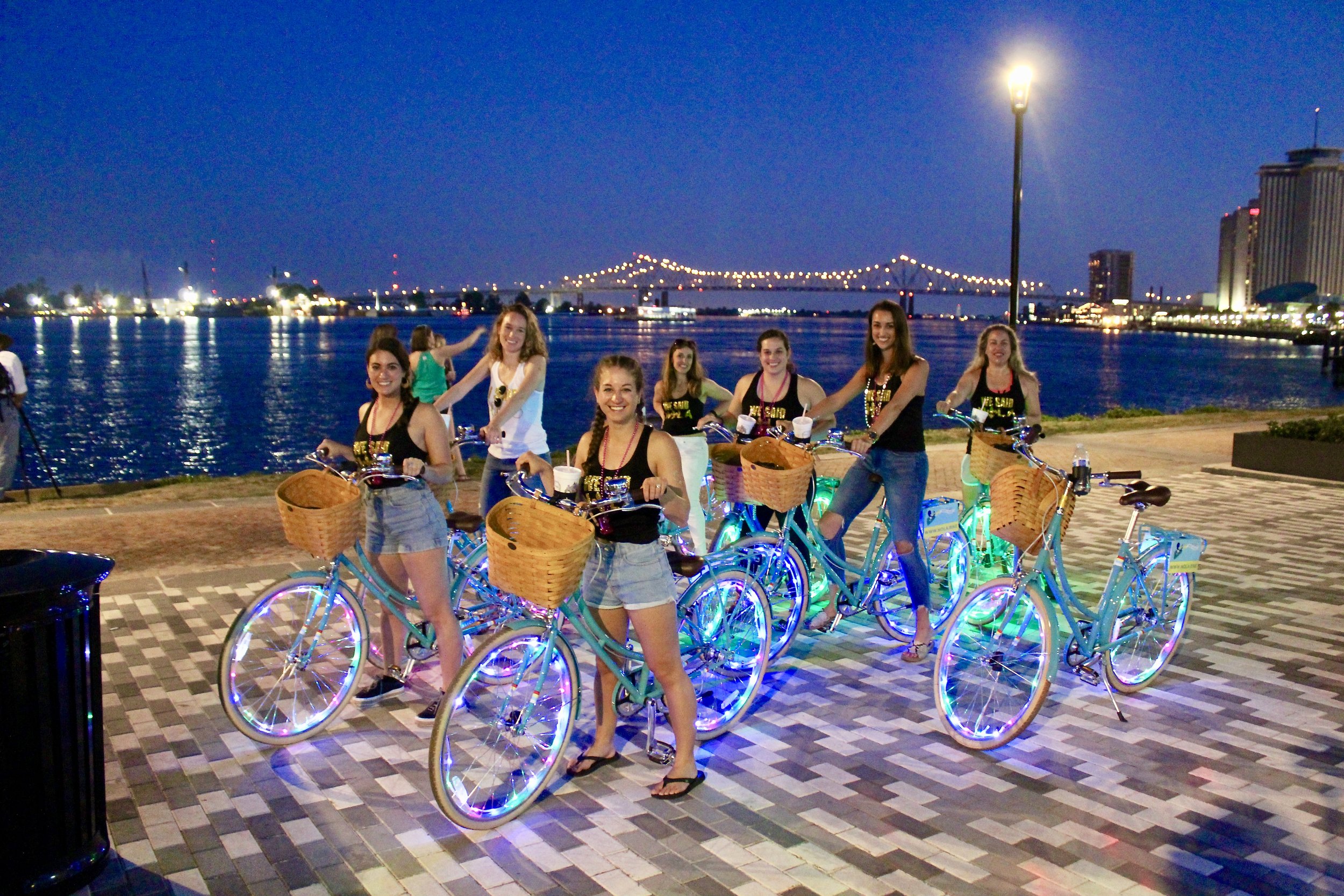 New Orleans Nightlife Ride — Flambeaux Bicycle Tours & Rentals