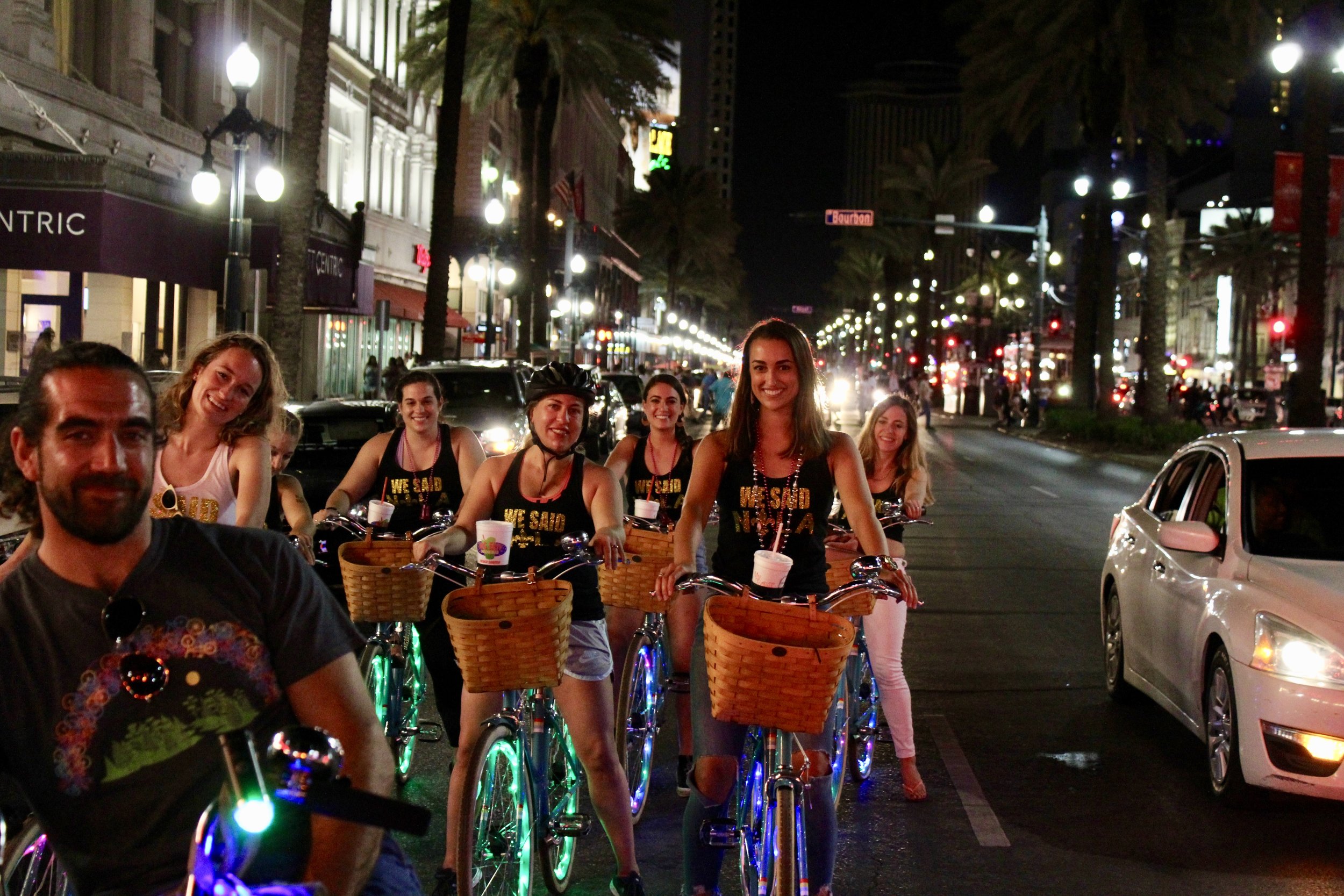 New Orleans Nightlife Ride — Flambeaux Bicycle Tours & Rentals