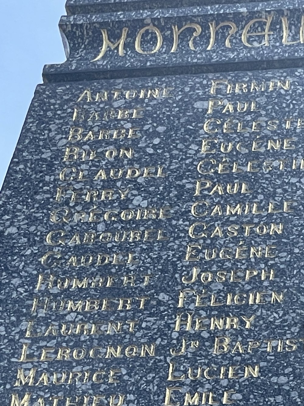 Gaston Gabourel is listed 8th from the top.