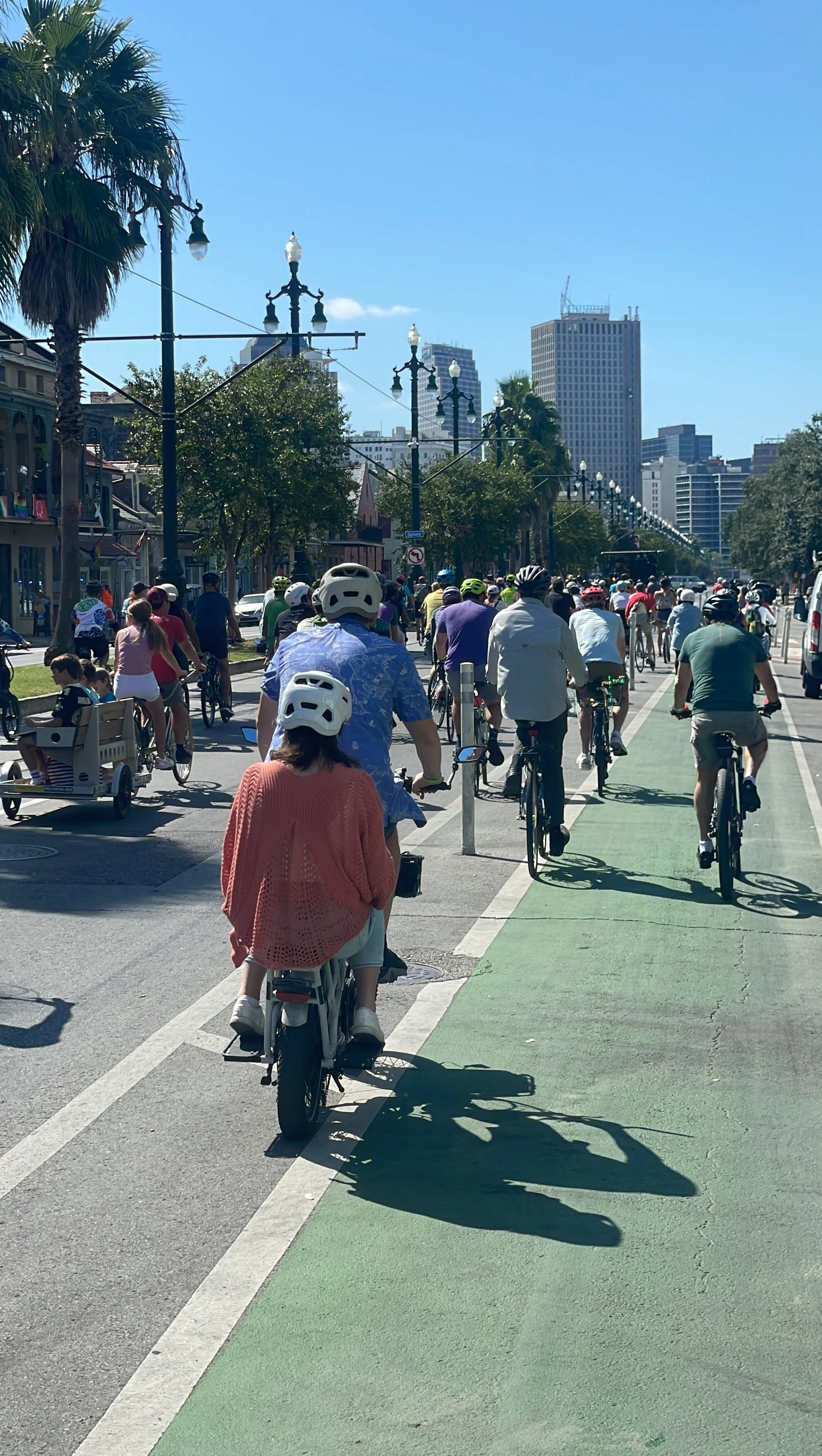 The Annual Bike Easy Second Line Parade