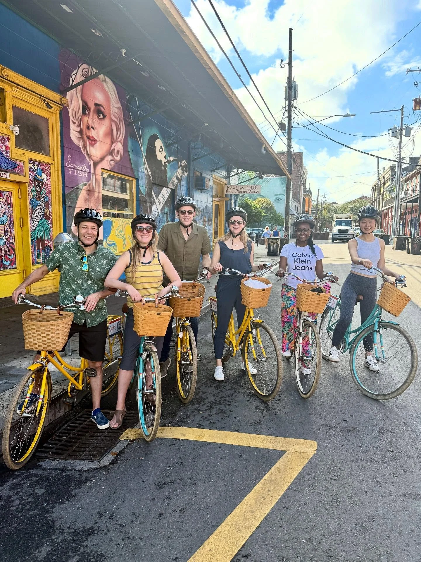 Friends&mdash;old and new&mdash;exploring the heart of New Orleans. Every street, every smile, a reminder that the best days are shared.

#neworleans #flambeauxtours #bicycle #biketour #bikerental #onetimeinnola #soulofnola #bikenola #datbikelife #fo