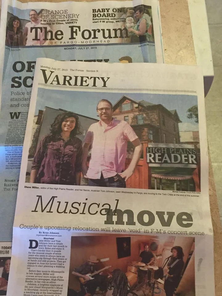 11 Front page feature of the Variety secion of The Forum.jpg
