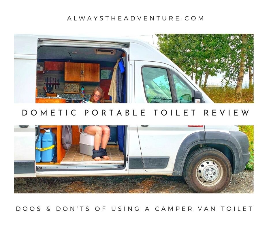 Porta Potty Portable Camping Flush Toilet Commode RV Travel
