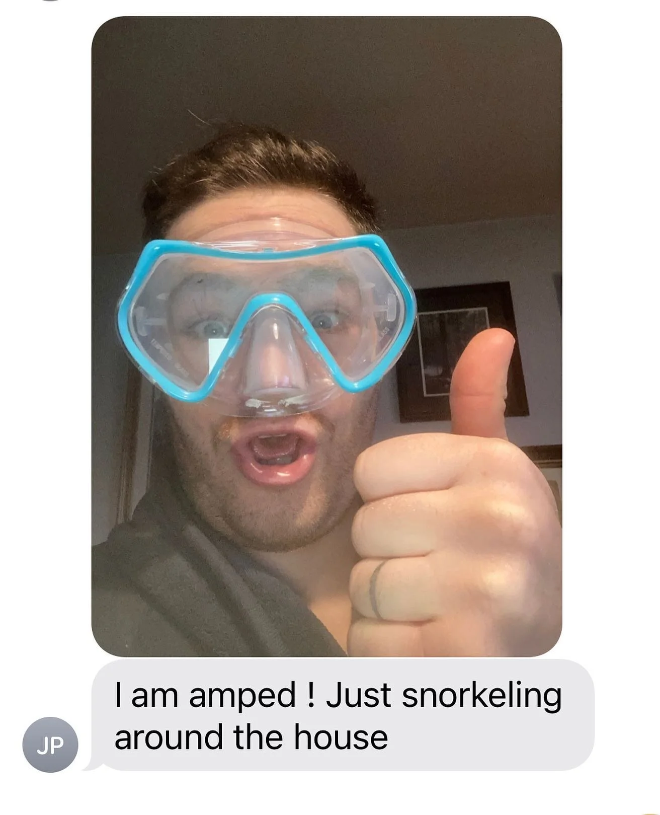 One week and one day until our Puerto Rico adventure! Are you as stoked as John is??