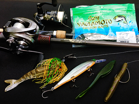 These are the lures I used throughout practice and competition.