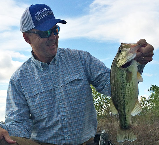 The author with a nice fall catch.