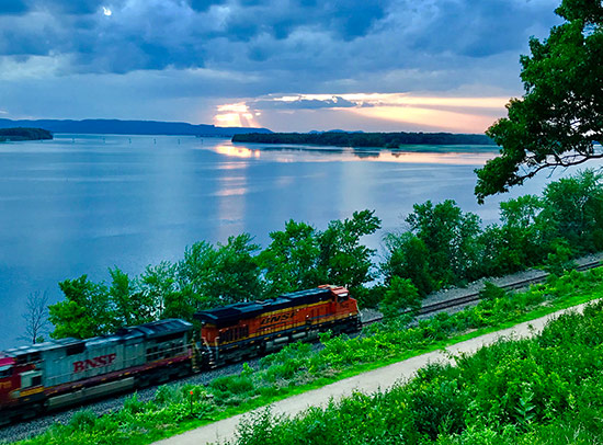 The Upper Mississippi is not only a productive fishery, it picturesque.