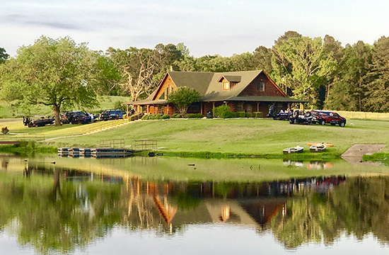 The lodge at Sugoi Lakes in Mineola, TX