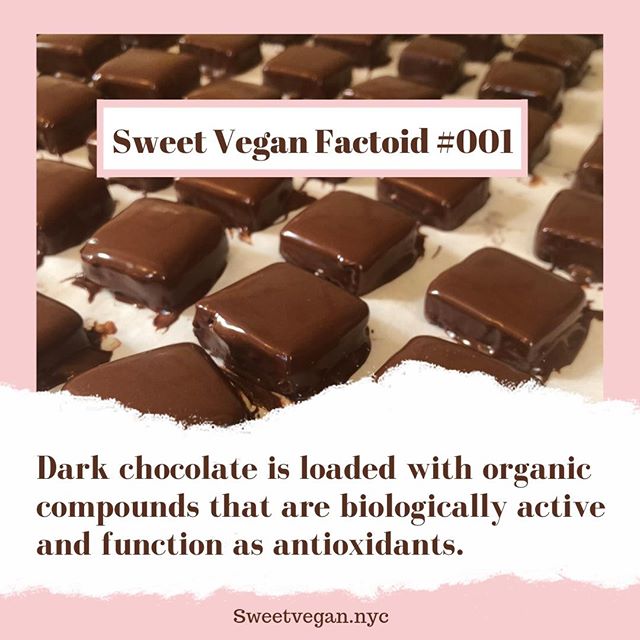 Our inaugural #SweetVeganFactoid is one we can all get behind! Sweet vegan chocolates-- they are as good for your body as they are for your soul! Shop now and get our #DreamyBites delivered right to your door 😀