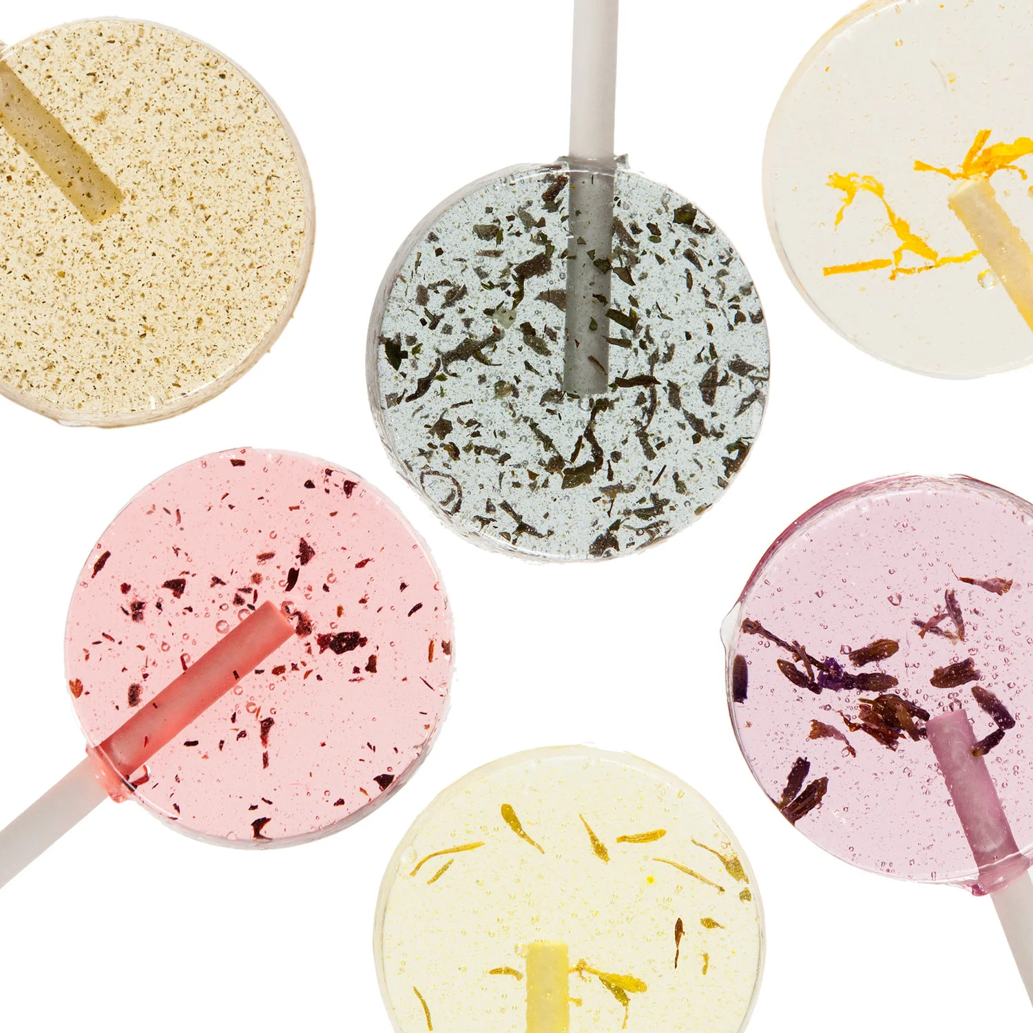 SEED-BEARING LOLLIPOPS Amborella Organics Super tasty organic lollipops from Amborella Organics with hints of roses, sage, rosemary, lavender, lemongrass, thyme, hibiscus and marigold. BONUS: plant the biodegradable stick after you eat it and watch the corresponding plant grow! *GENIUS*