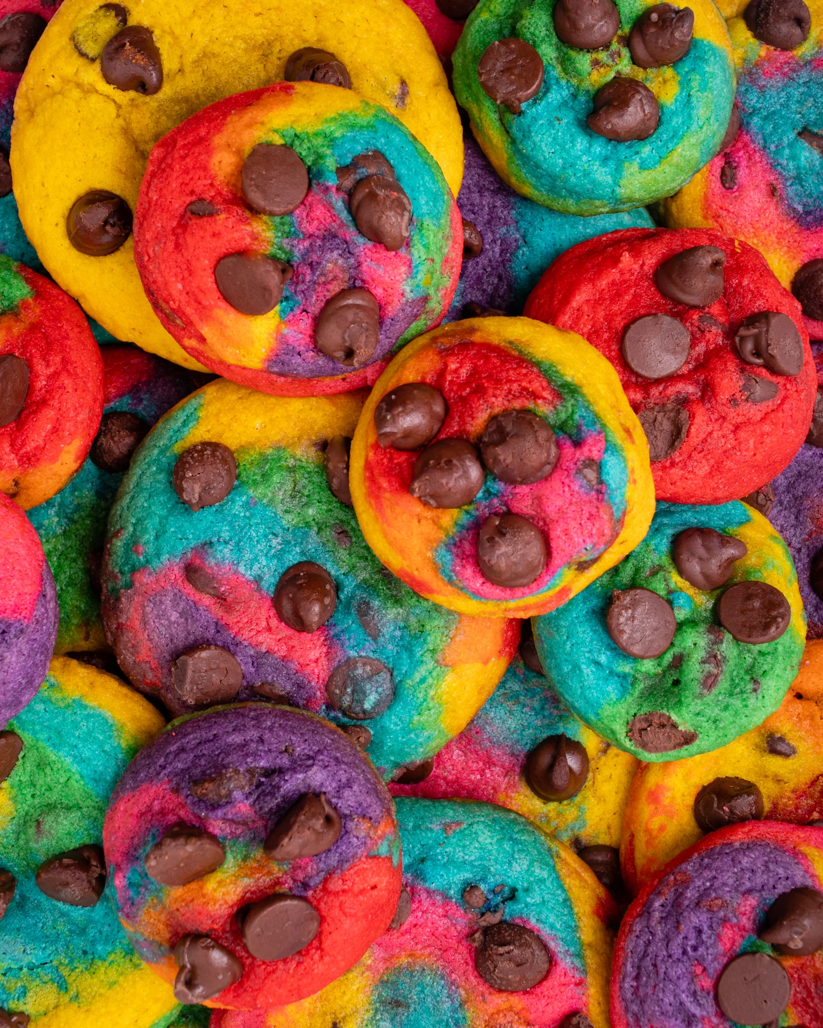 COOKIES & BROWNIES Baked In Color The most Instagrammable chocolate chip cookies and brownies of all time are here, with infinite swirls of color! We can’t stop staring, but we will so we can eat them!