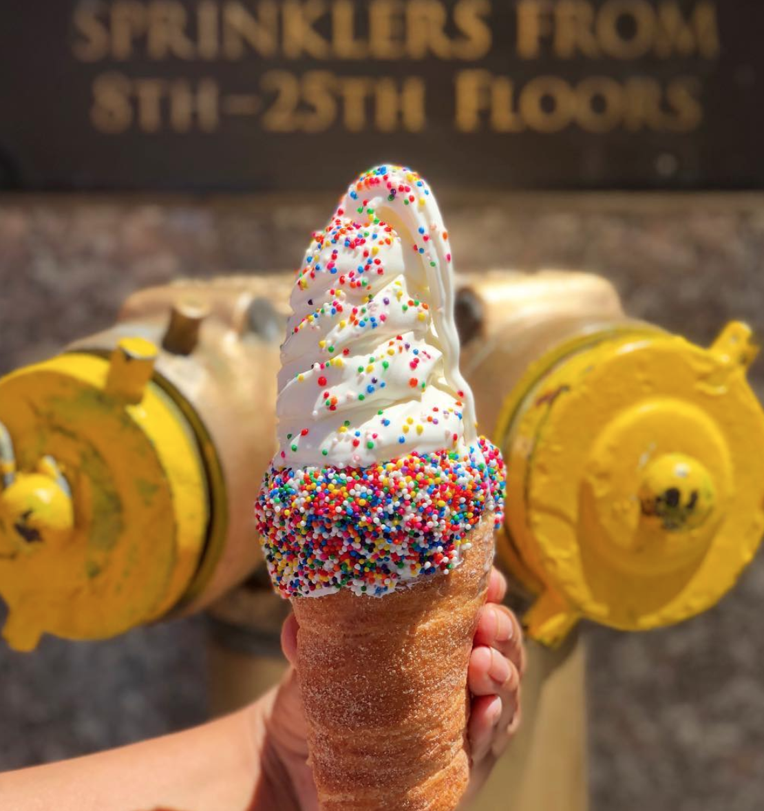 CHIMNEY CAKES The Stackery A fluffy pastry that originates from Eastern Europe, these twisted, spiral, chimney shaped treats are not just delicious, but fascinating to watch being made right before your eyes. Served fresh and stuffed with ice cream, these decadent treats are sure to be a delight!