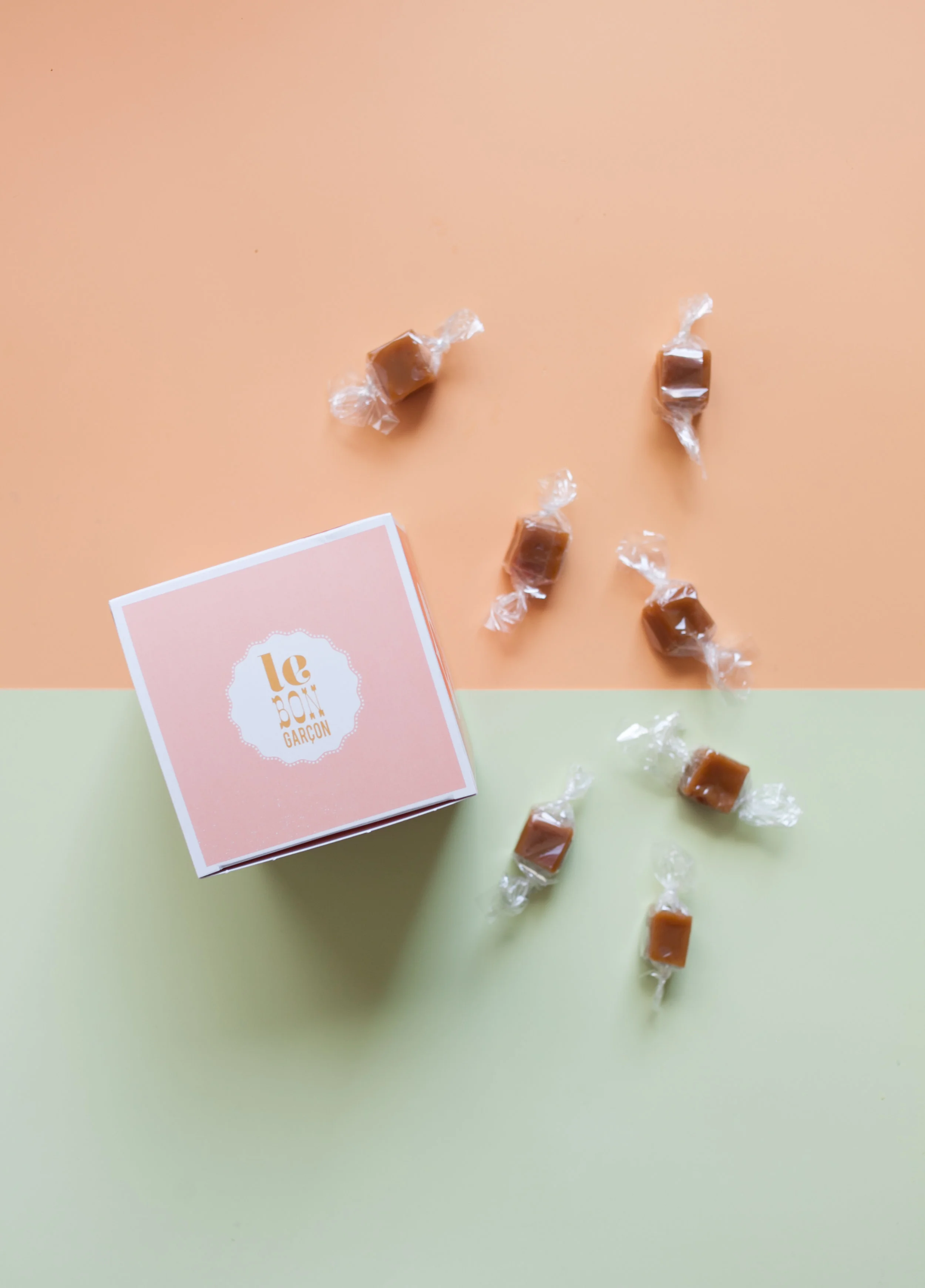 CARAMELS Le Bon Garçon French-style caramels in flavors you've only dreamt of, like: earl gray, honey lavender, mango passionfruit, and tiramisu. So. Much. Yas.
