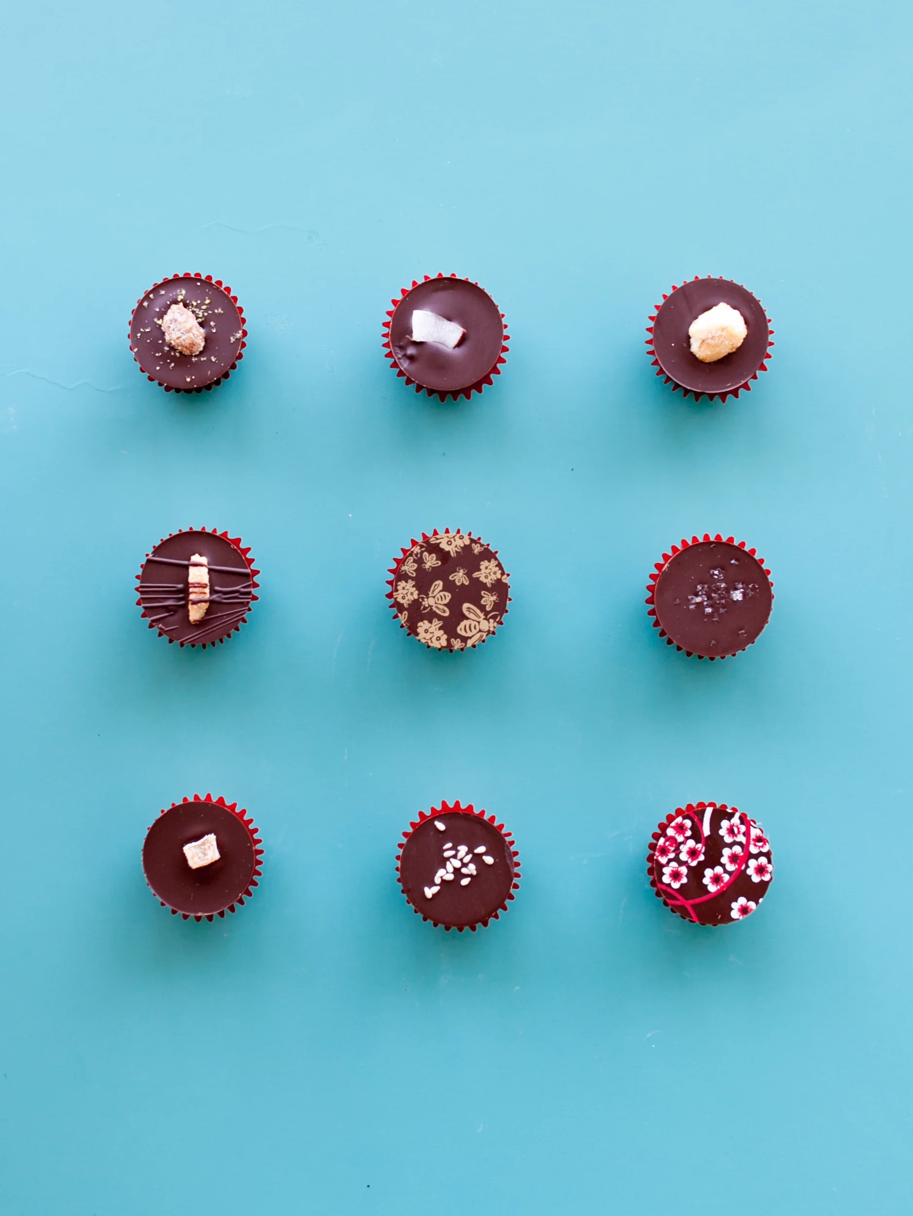 NUT BUTTER CUPS & CHOCOLATES Ococoa These heavenly little nut butter cups come in the smoothest, creamiest texture and in fun flavors like cashew apricot, almond cherry, macadamia guava and more!