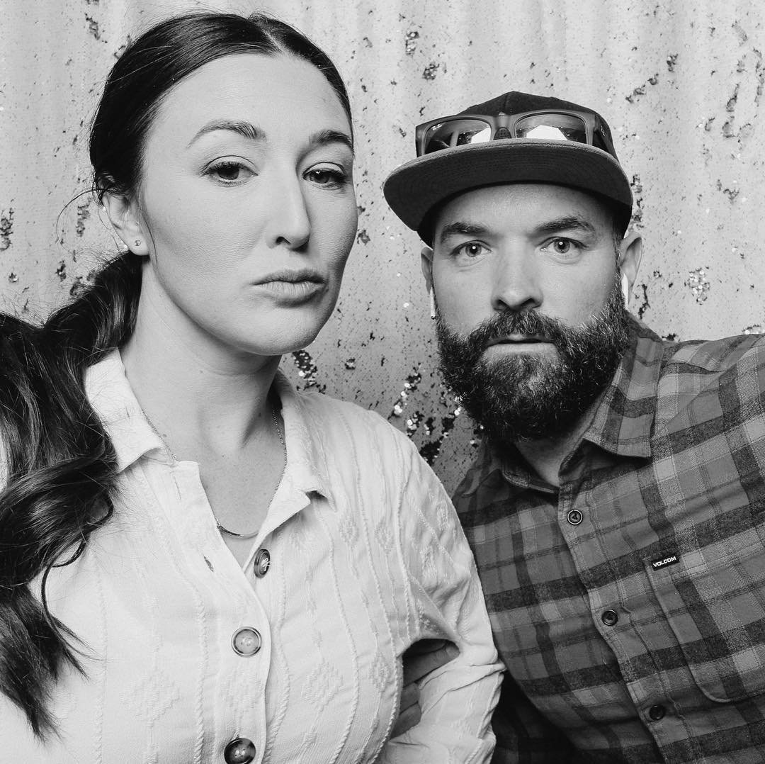 Common mistake in the photobooth, and really for any kind of selfie is NOT looking at the lens. As you can see here, Katie got caught checking out her &ldquo;soft push&rdquo; selfie lips pose. These were just test shots though, so it doesn&rsquo;t re
