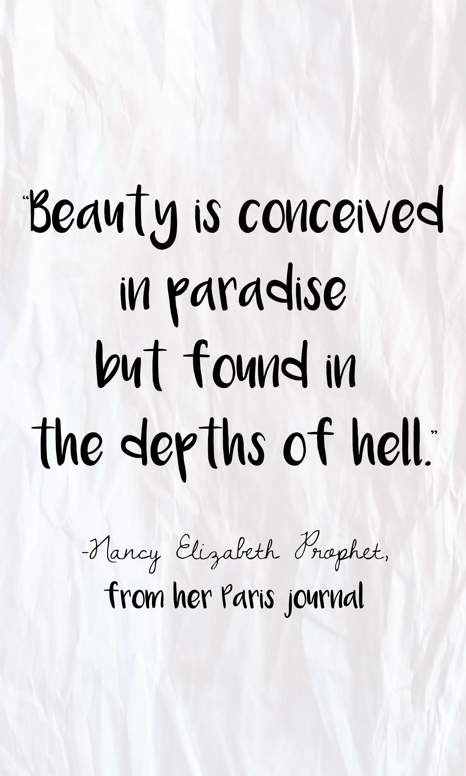 How often have you felt this way? for myself, too many times to count. But how necessary our hell...it's ironically where we find our heaven.