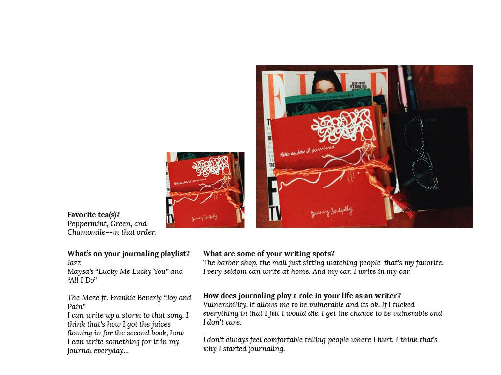 Ms. Sheila's Vagabroad Journal from the "Journal x A New Name" series.