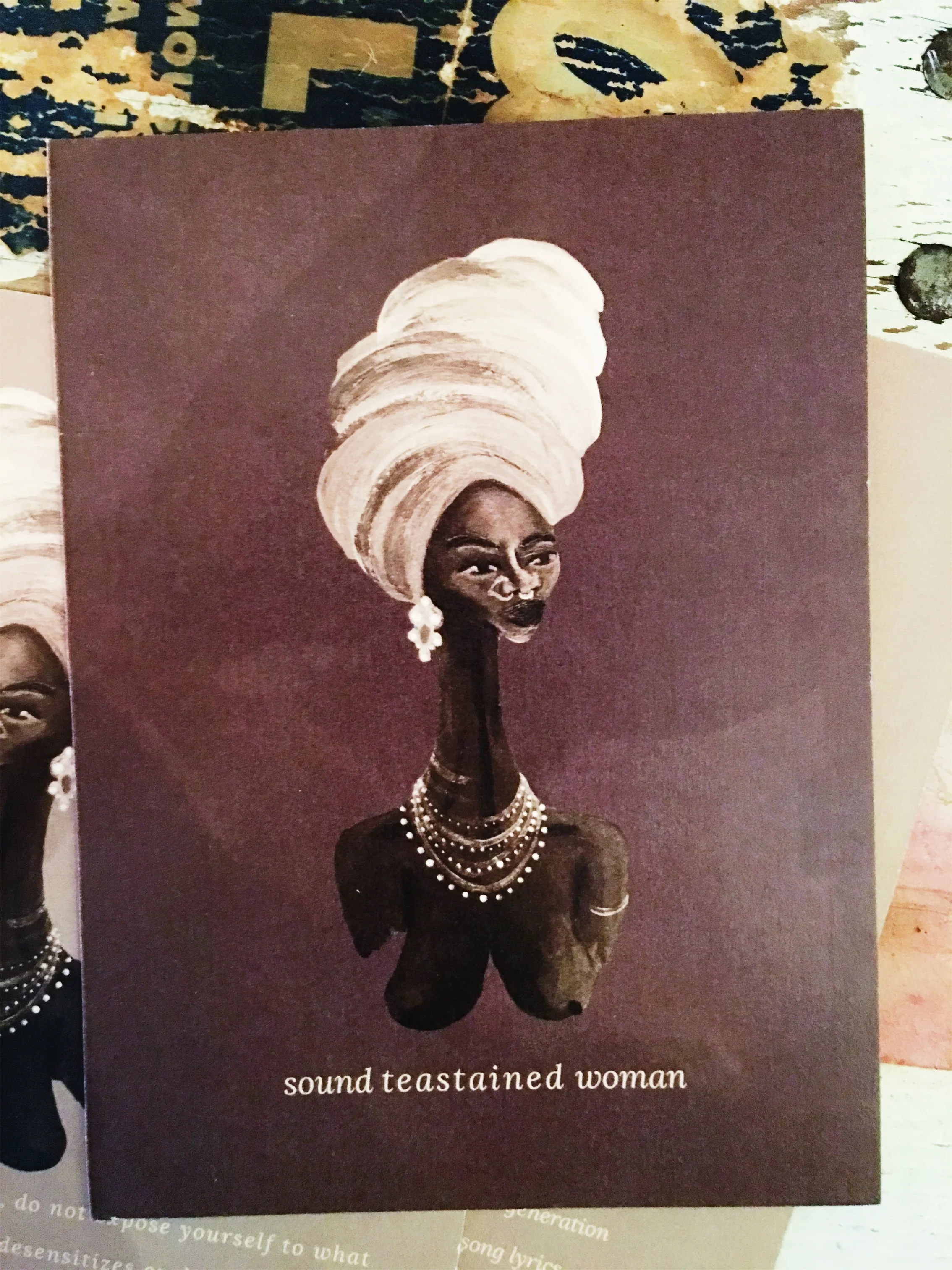 Birth+Day card (1/8 designs) from the Thinking Teastained Woman stationery collection. 