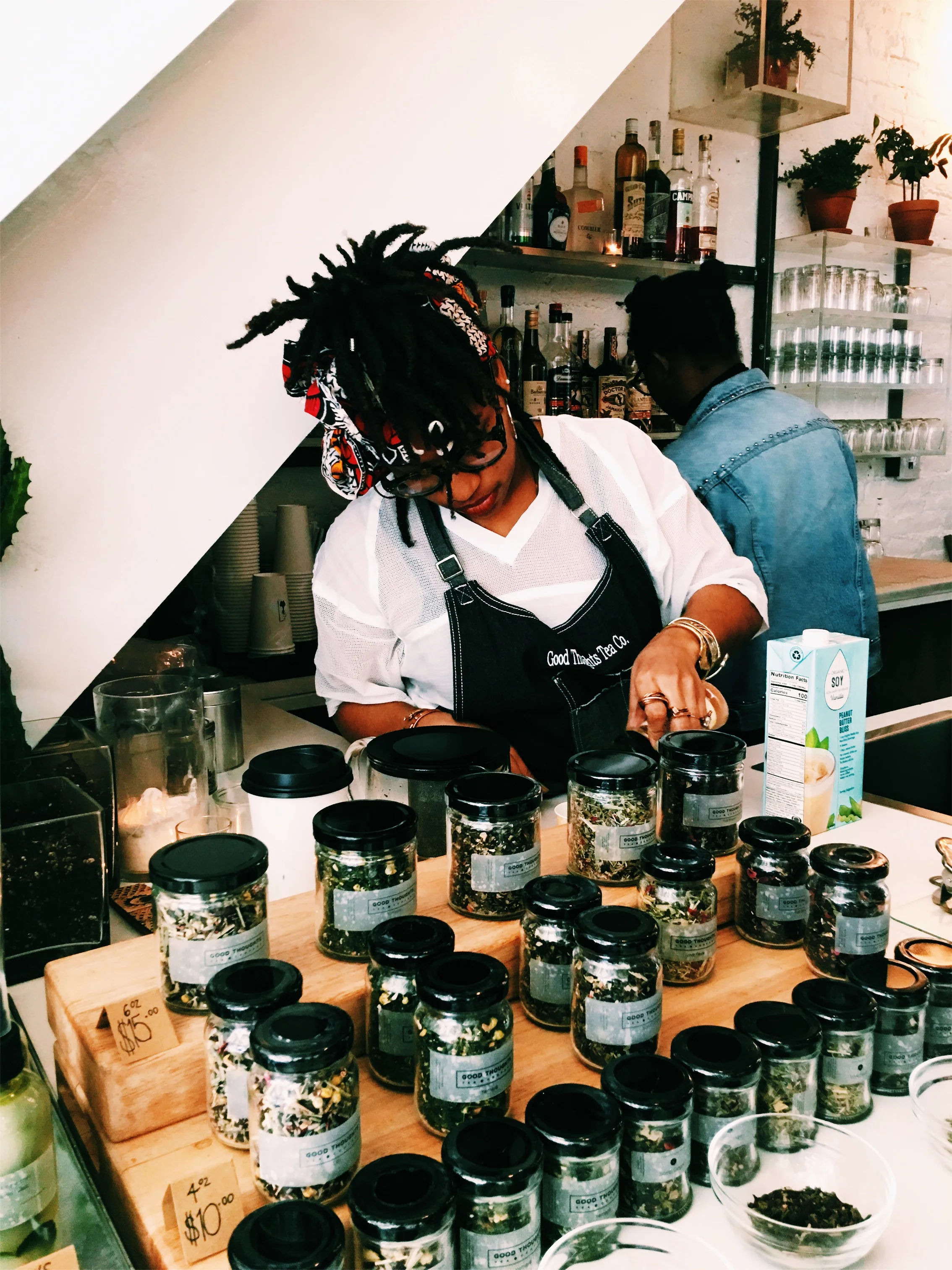 Popup Teabar by Eboné Mccloud of Good Thoughts Tea Company