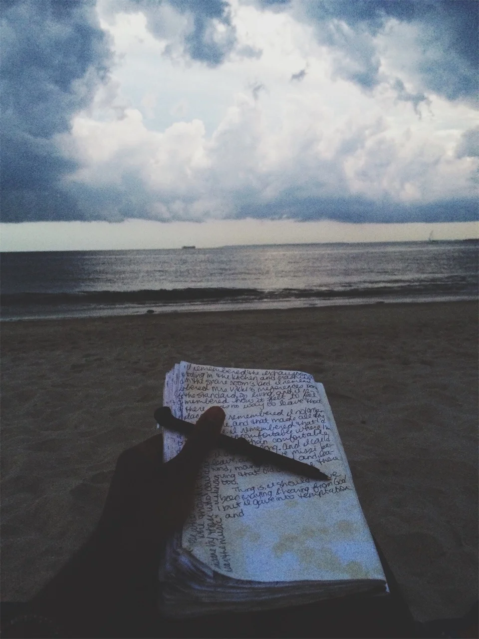 Journaling, 2015. Brighton Beach.